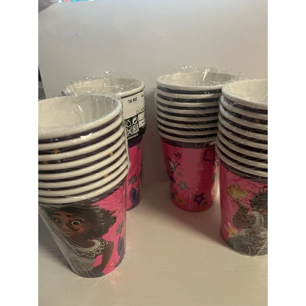 Disney Encanto Mirabel 9 oz Paper Cups 32 Count 4 Packs Kids Party New